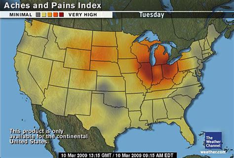 weather aches and pains map.